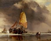 Dutch Pincks Off Katwyk - 爱德华·威廉·库克